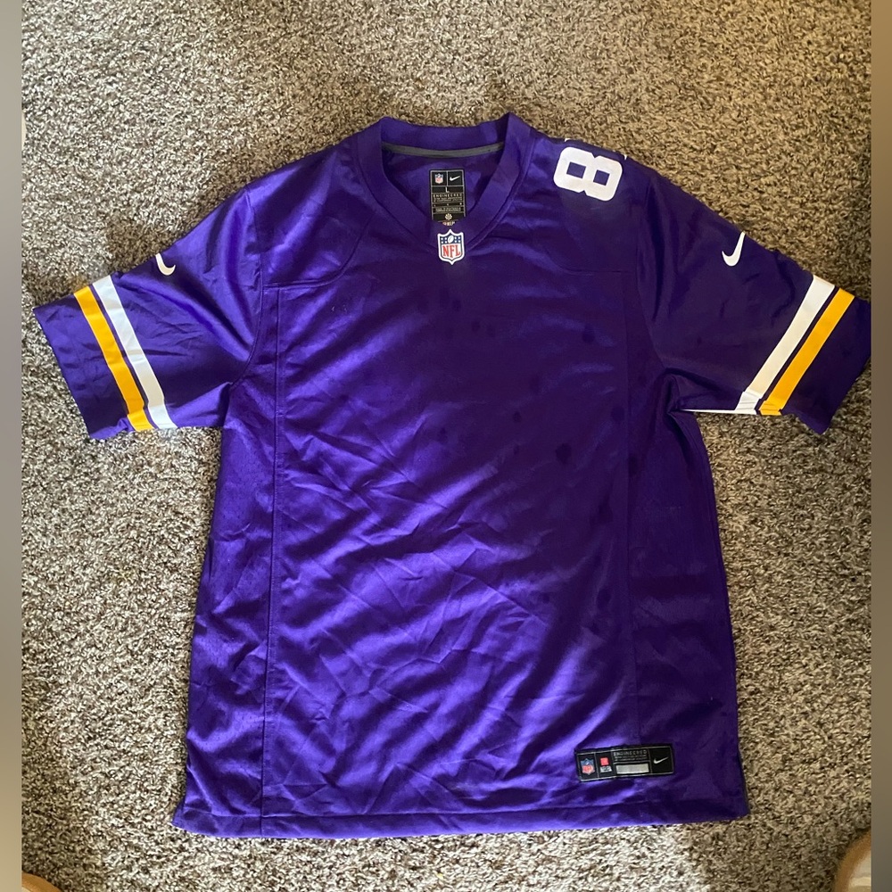 NFL Vikings Nike Jersey, L, blank front/ back, official licensed, 81